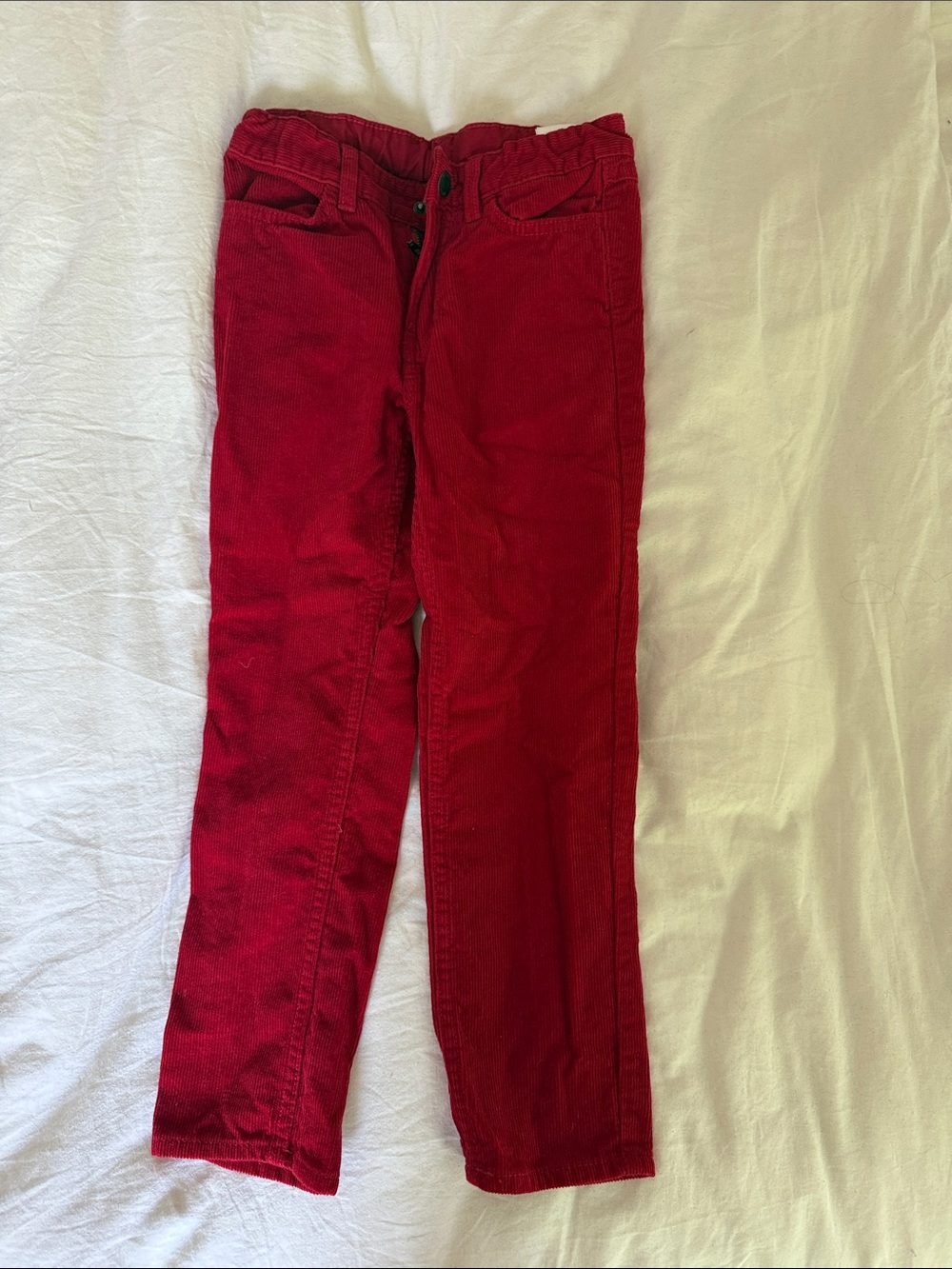 H&M Red Skinny Corduroy Jeans